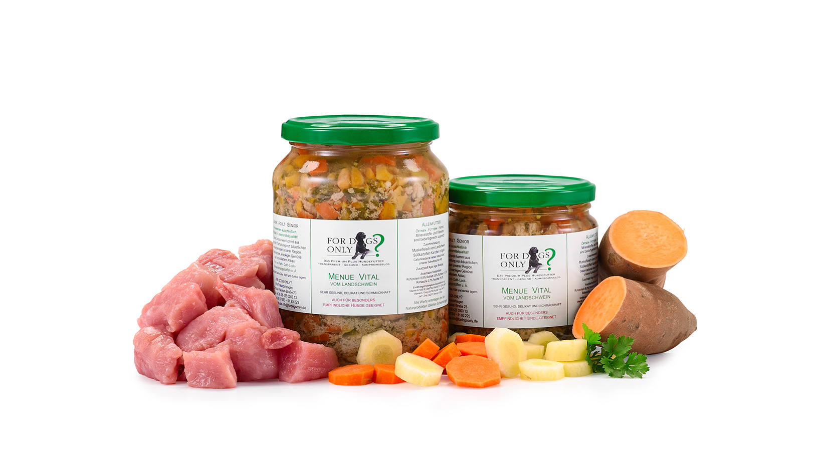 Premium Hundefutter Menue Vital
