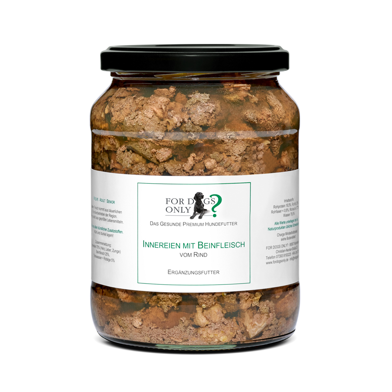 Premium Hundefutter Innereien & Beinfleisch Pur