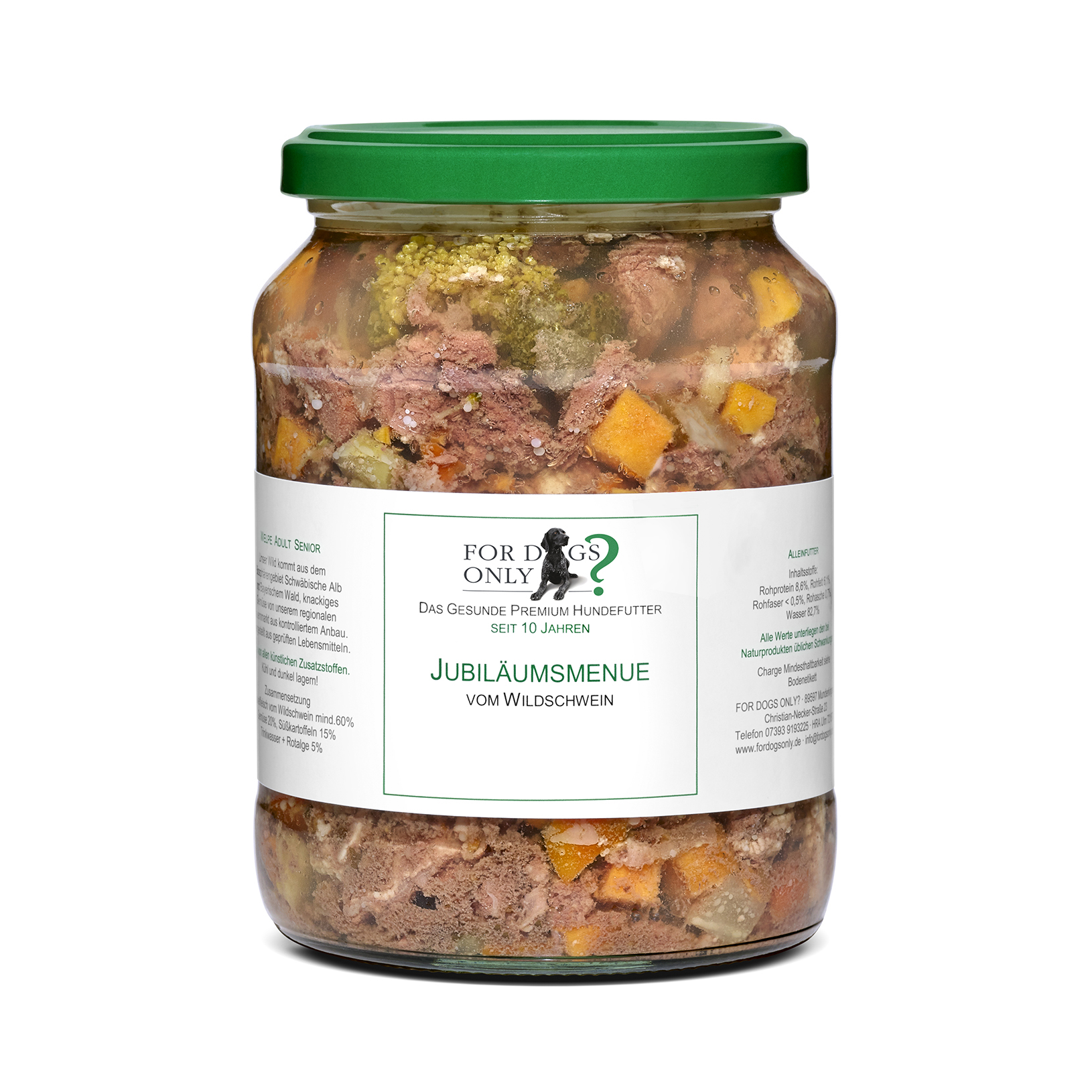 Premium Hundefutter Menue Jubiläum