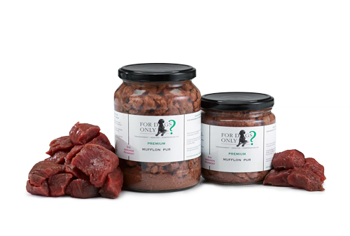 Premium Hundefutter Mufflon Pur