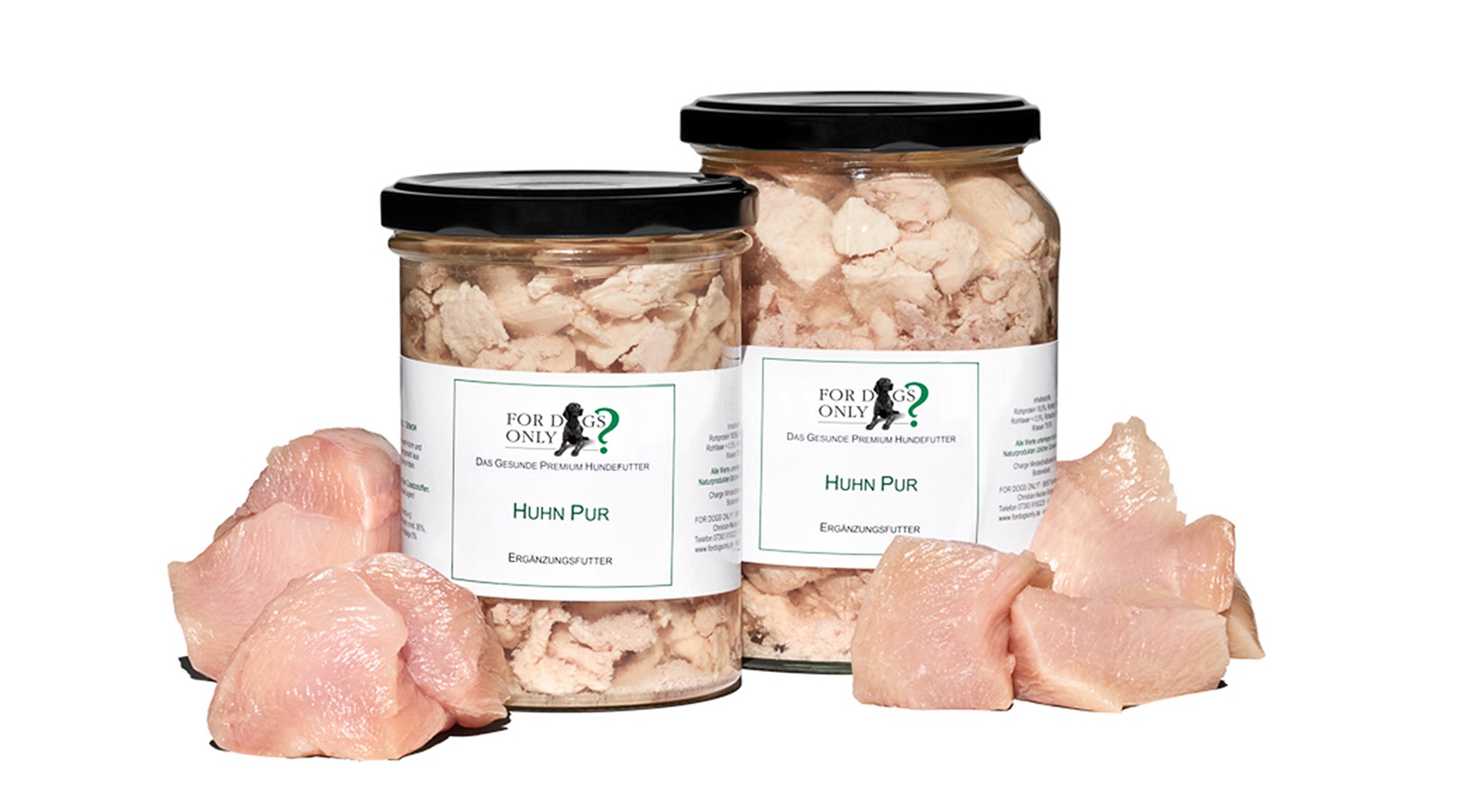 Premium Hundefutter Huhn Pur