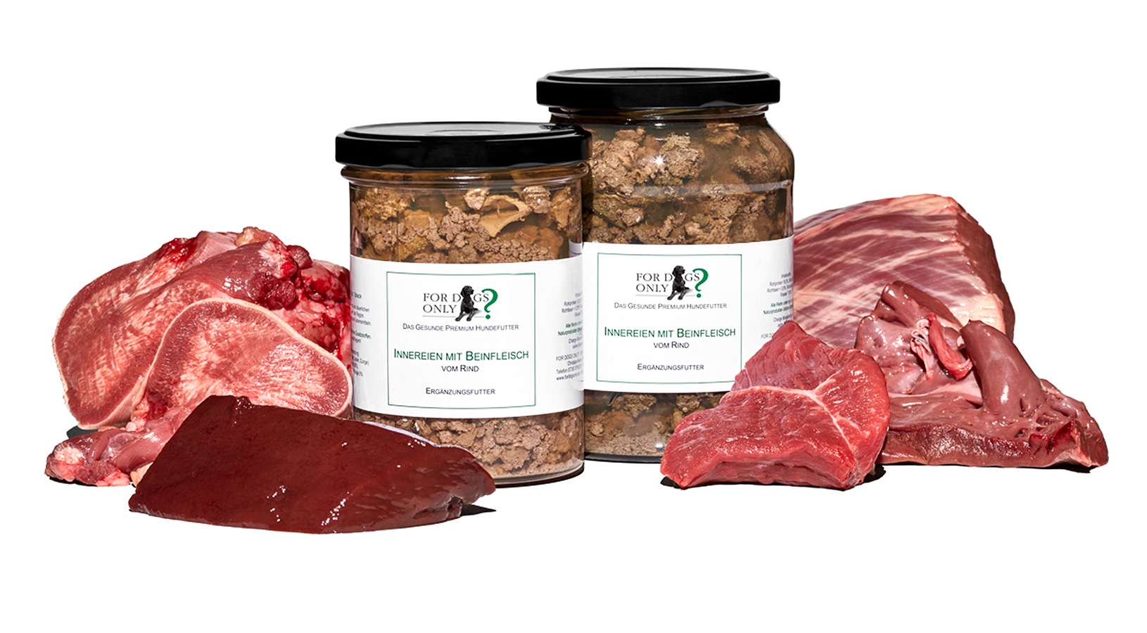 Premium Hundefutter Innereien & Beinfleisch Pur
