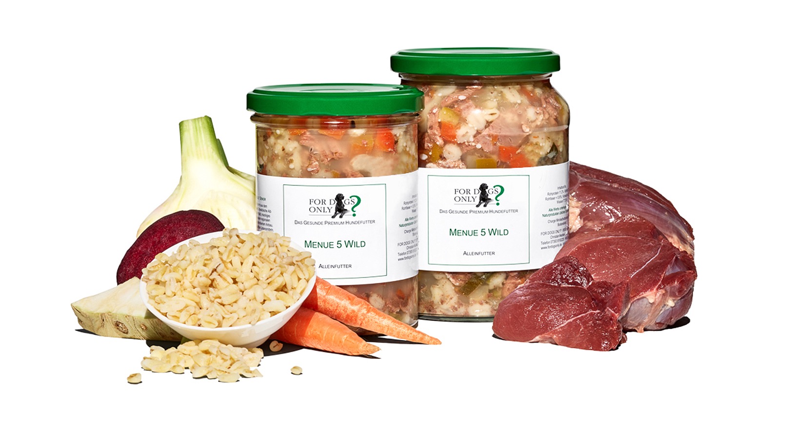 Premium Hundefutter Menue Wild