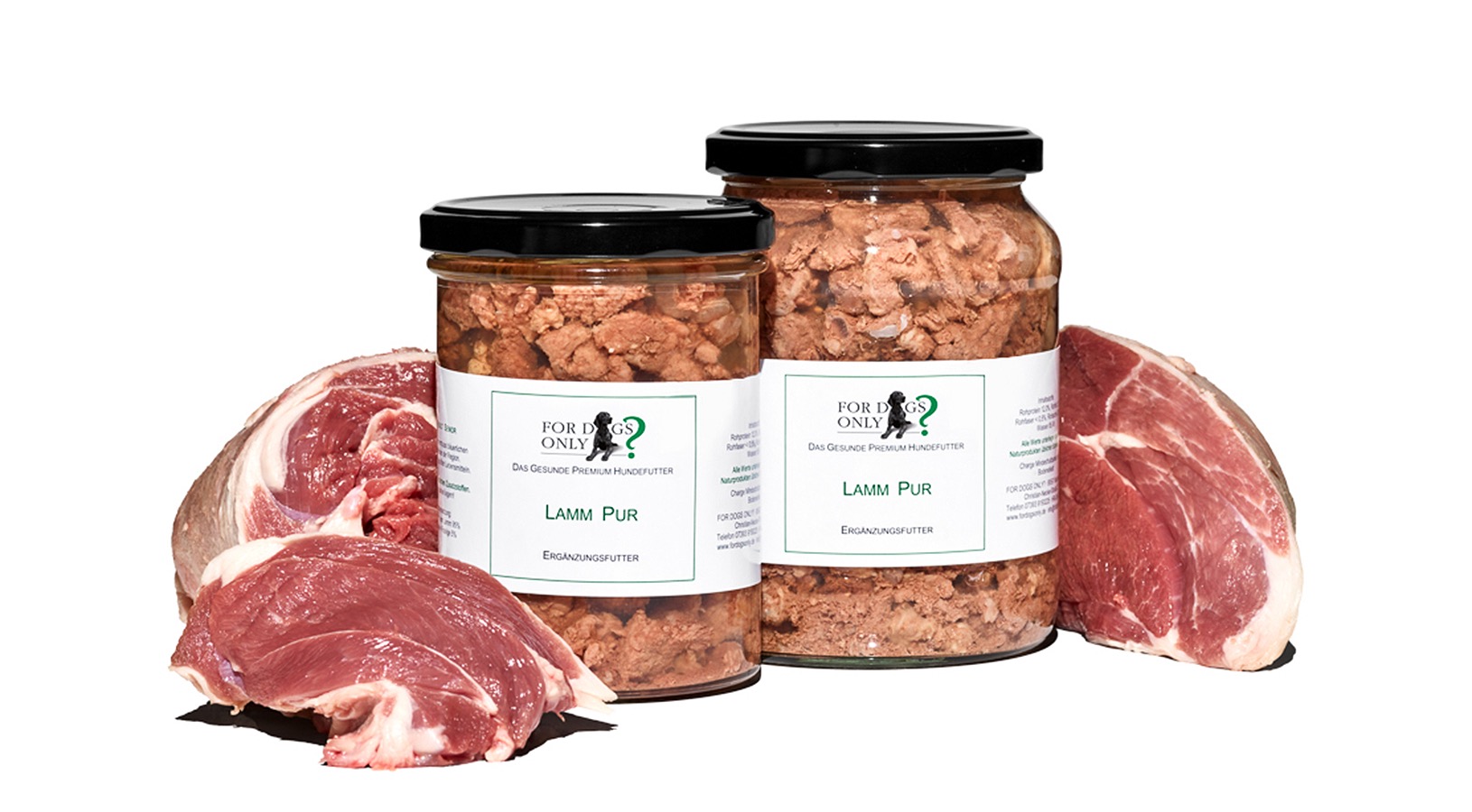 Premium Hundefutter Lamm Pur