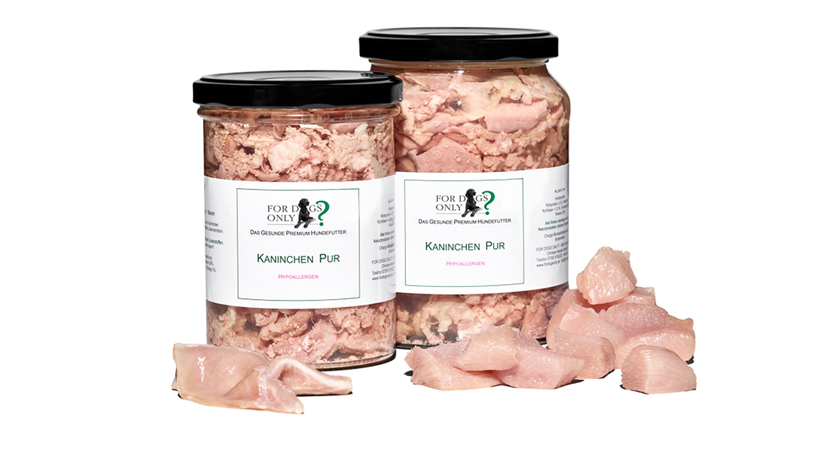 Premium Hundefutter Kaninchen Pur