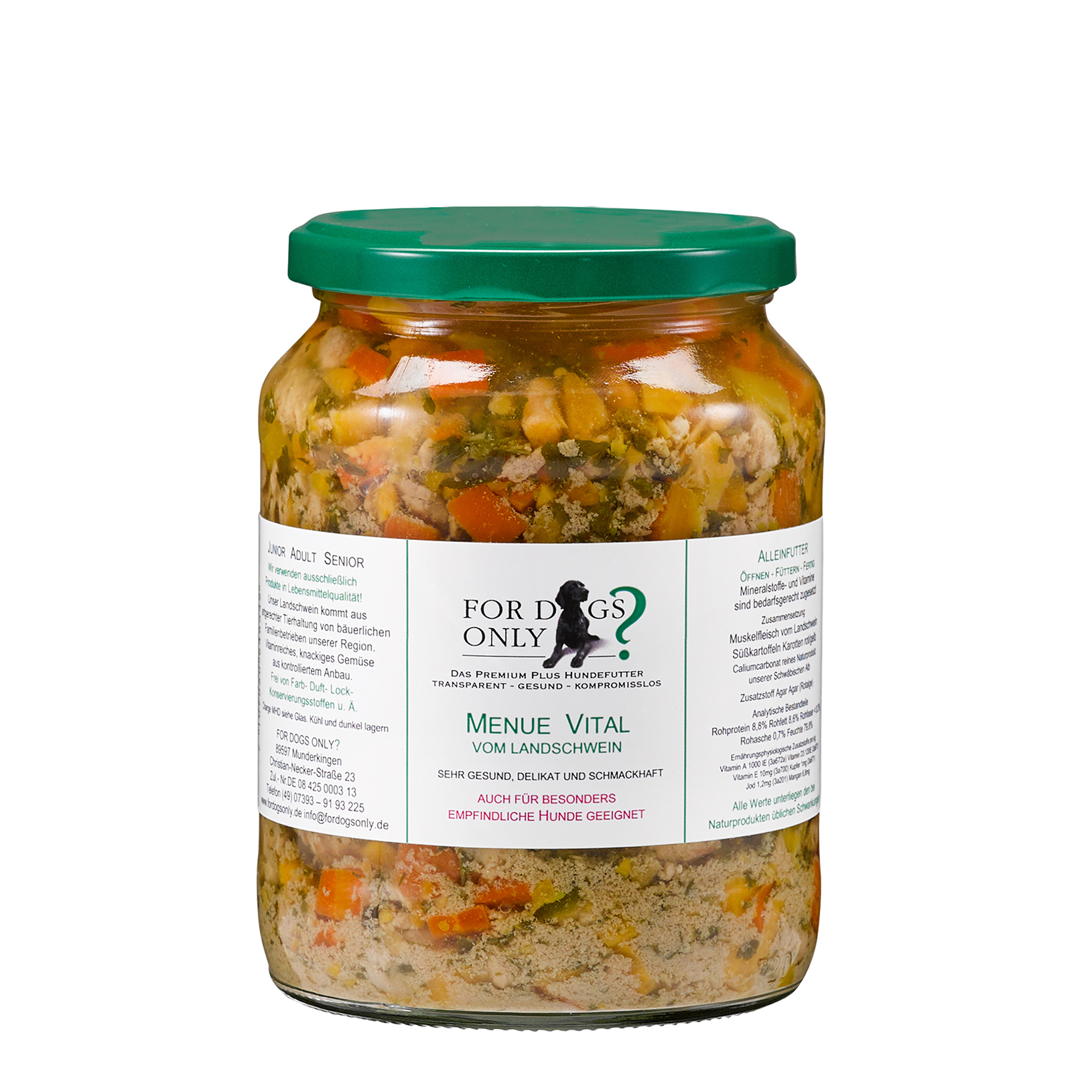 Premium Hundefutter Menue Vital